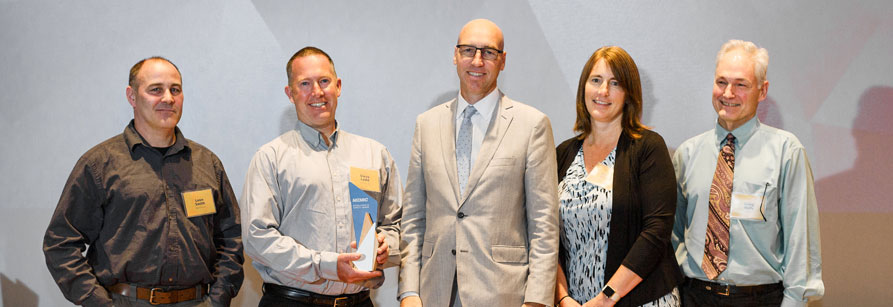 Steel Pro Accepts MEMIC's Excellence in Safety Award