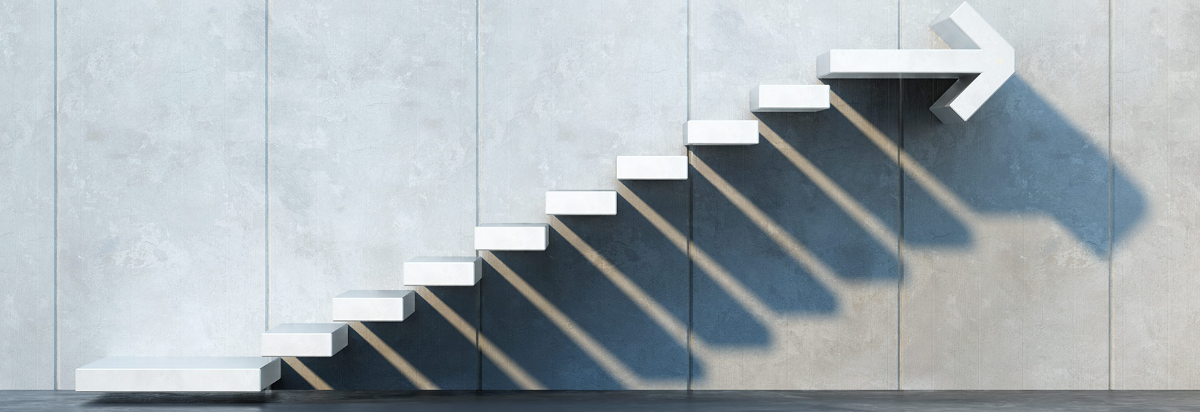 Stair steps to progress