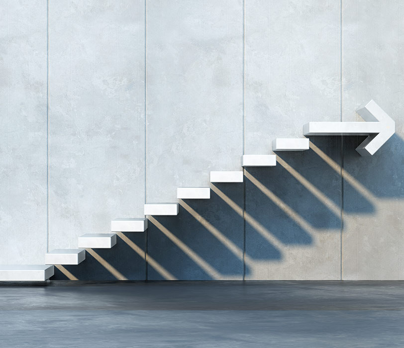Stair steps to progress