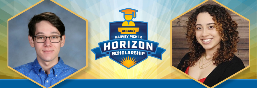MEMIC confers Horizon Scholarship on two high school seniors