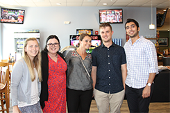 2019 MEMIC interns during a bowling outing