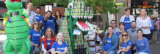 Members of MEMIC staff participate in the 2019 United Way day of Action