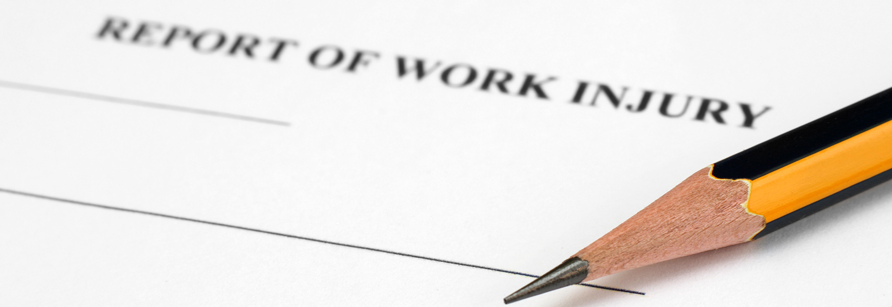 Report of Work Injury Form