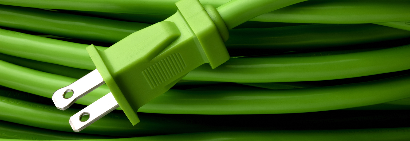 Green extension cord