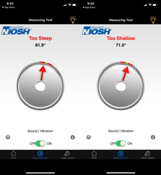 NIOSH free Ladder Safety App