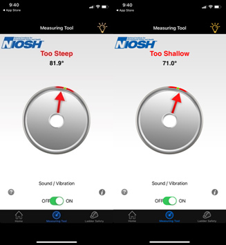 NIOSH free Ladder Safety App