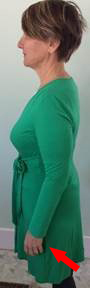 Maureen with correct posture