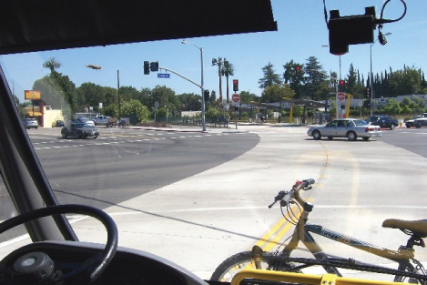 A busy intersection.