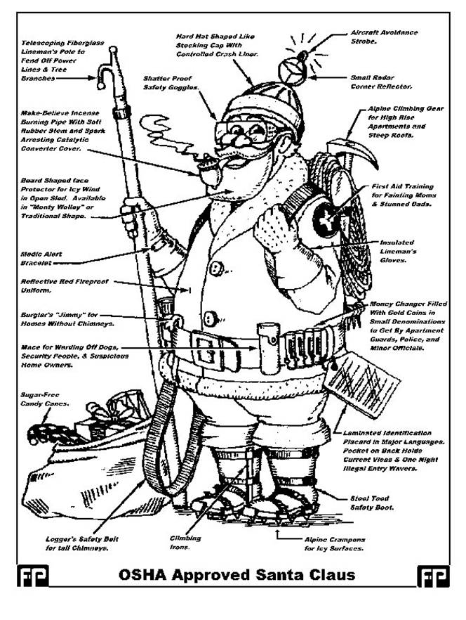 OSHA Approved Santa Claus